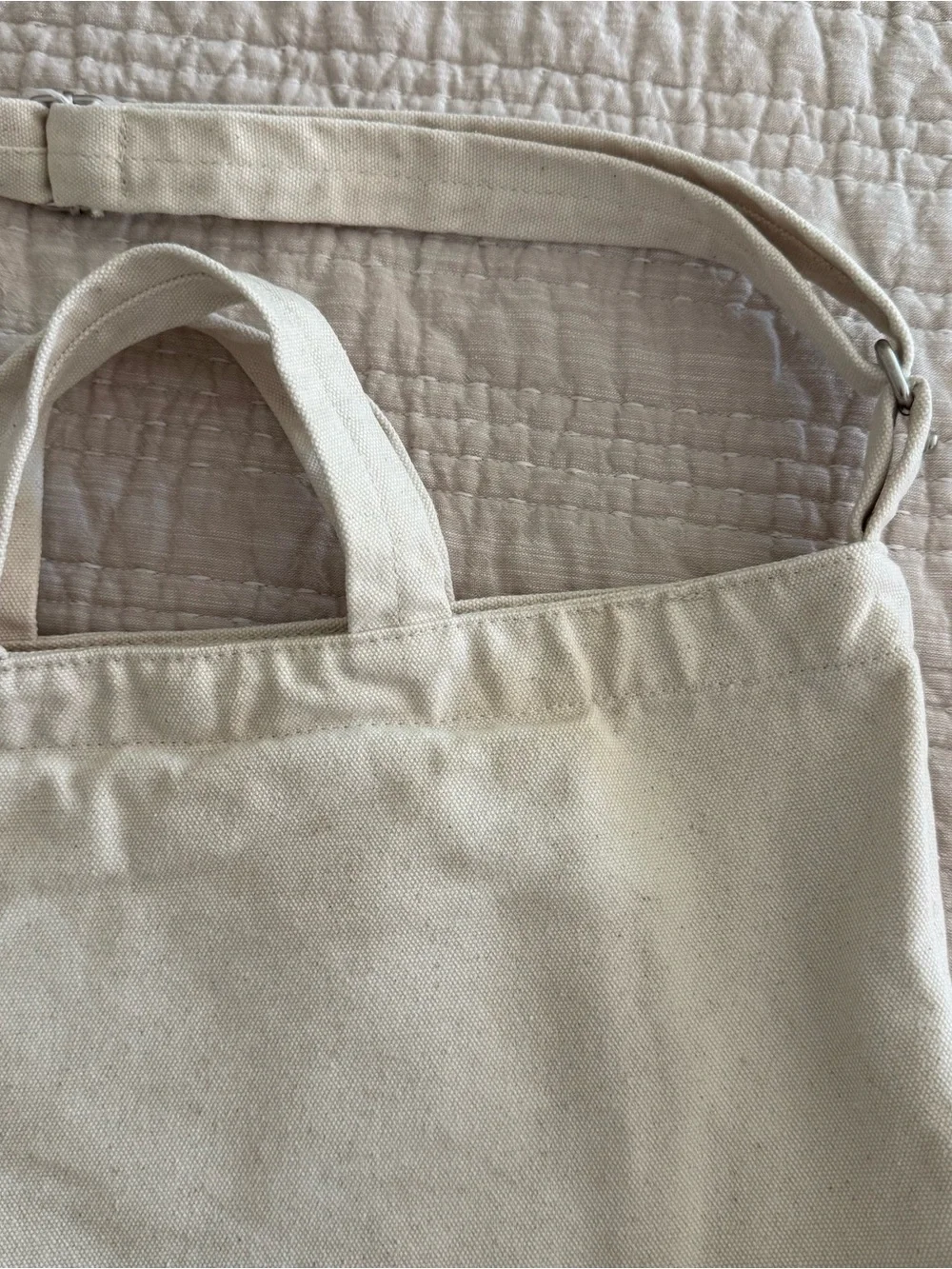 BAGGU natural canvas